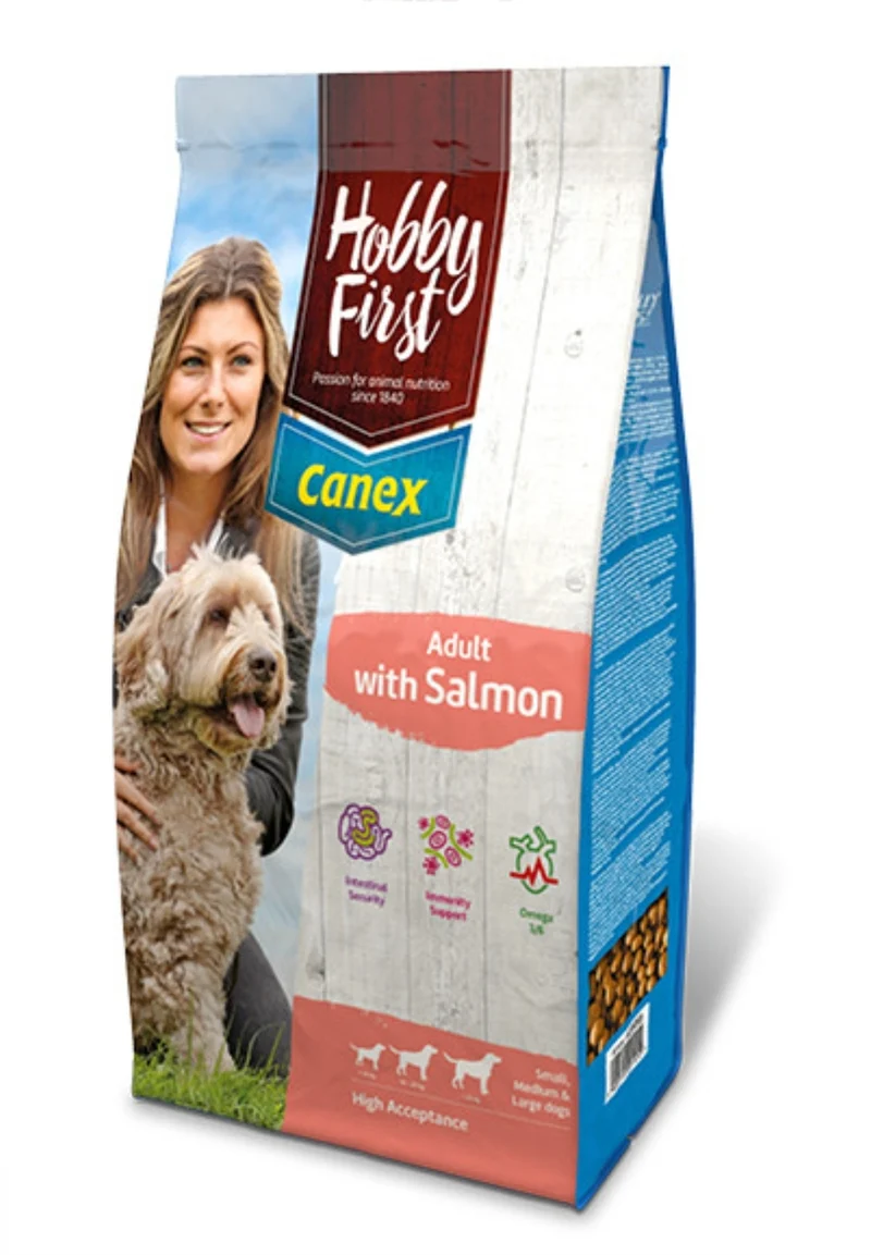 HobbyFirst Canex Adult con Salmón pienso para perros 12kg
