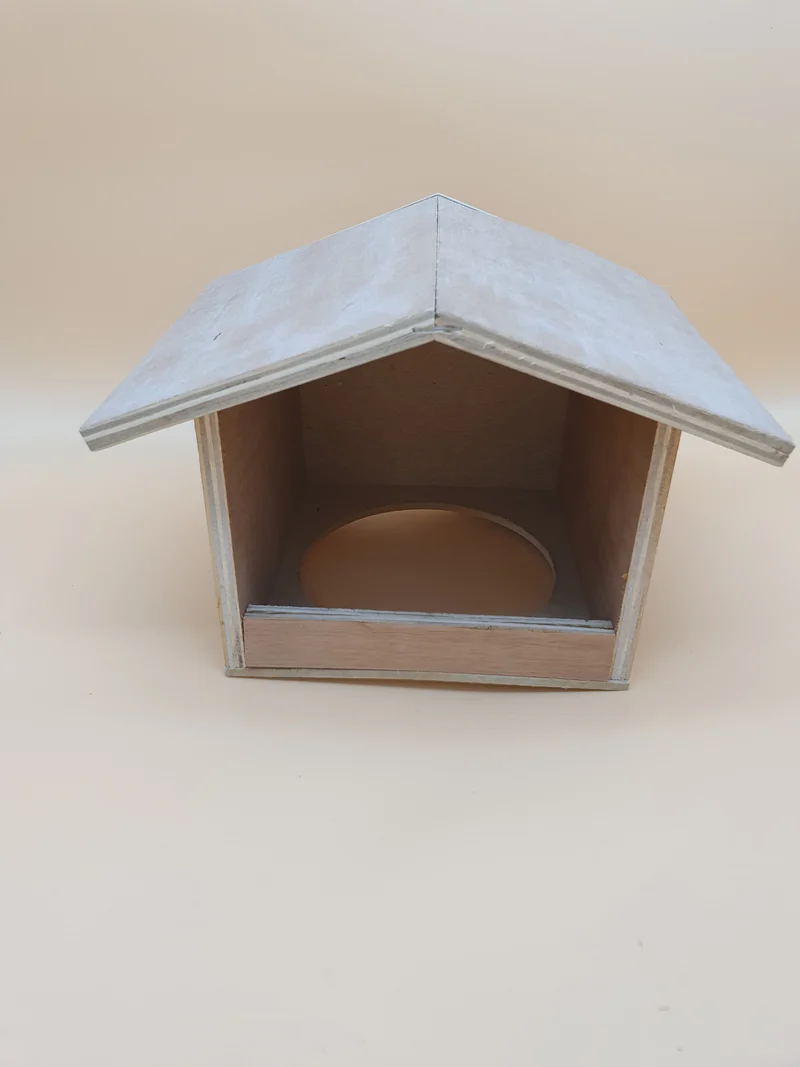 Caja nido pájaros autóctonos