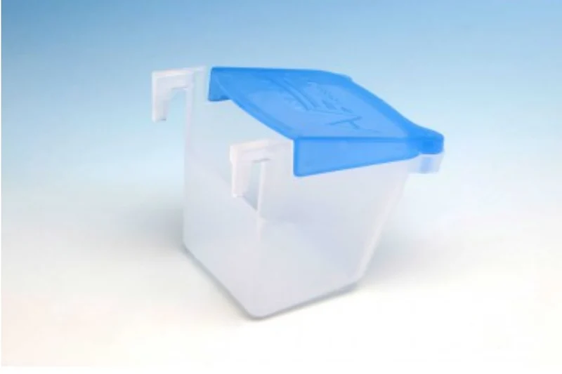 Comedero Individual Tapa Azul