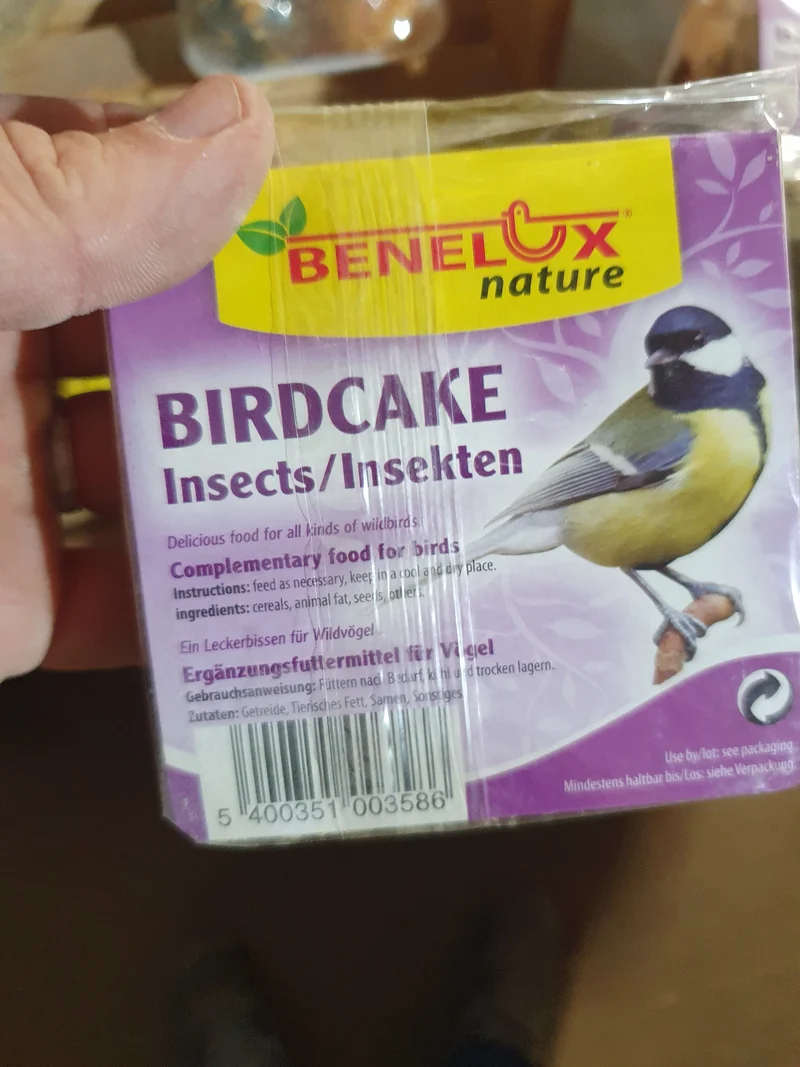 Birdcake insecto bloque de grasa pájaros pequeños
