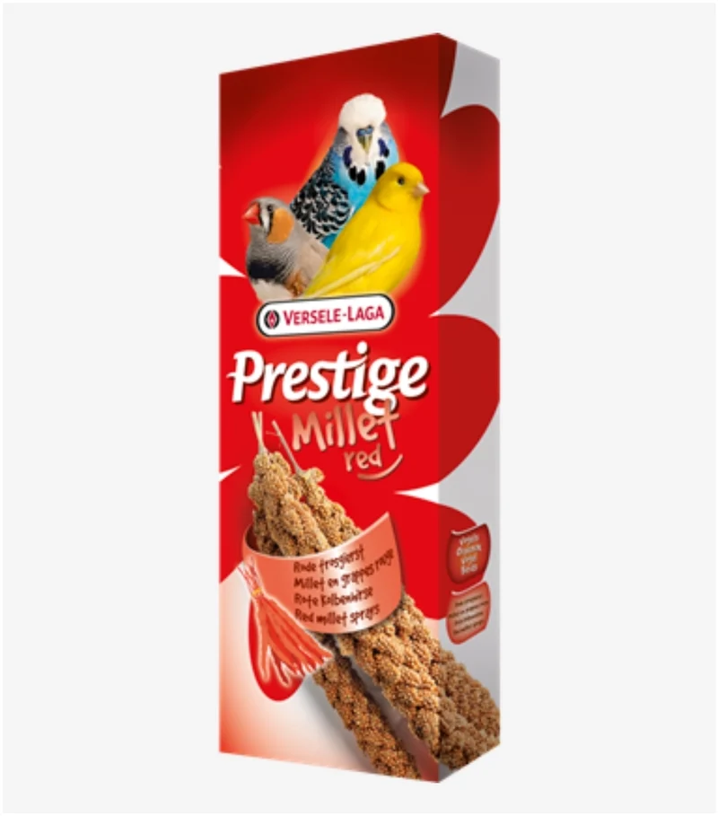 Prestige Millet Millet Spray Rojo - Snack para pájaros 100 gramos - Versele Laga