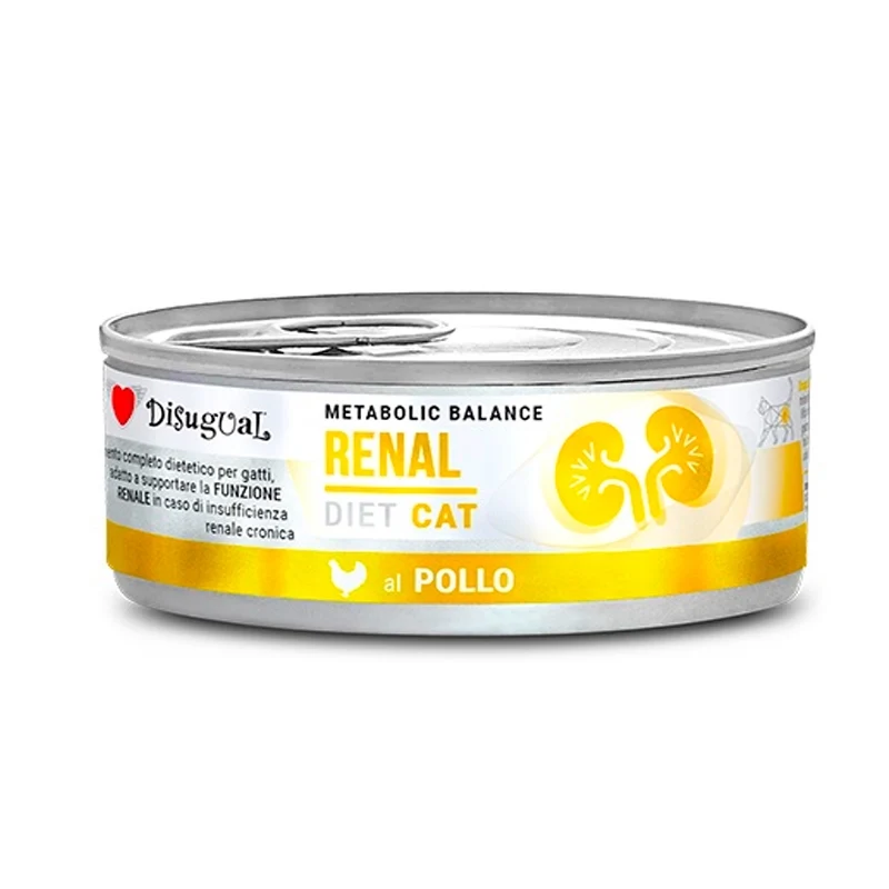 Disugual Diet Lata Renal de Pollo para Gatos