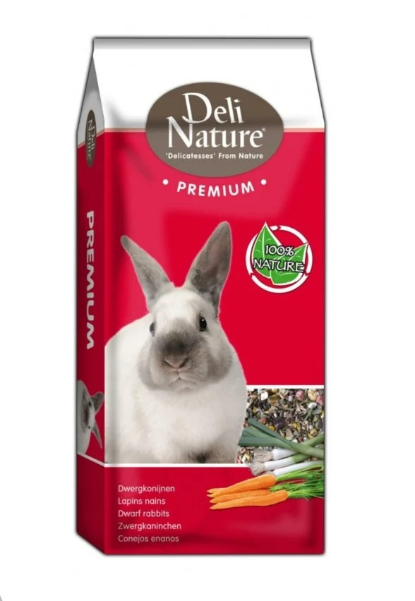 Deli Nature Premium Conejo Enano 15kg