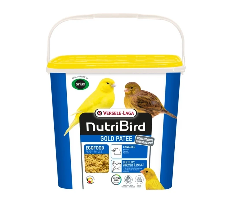 Nutribird Gold Patee Canarios 5kg (Comida de huevo lista para usar Orlux para canarios)