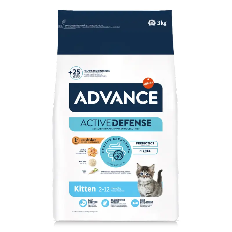 Advance Pienso Para Gatos, Con Pollo, Superpremium, 3 kg