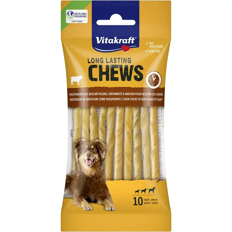 Vitakraft Palitos Twister Chews 12,5cm 22x10 unidades