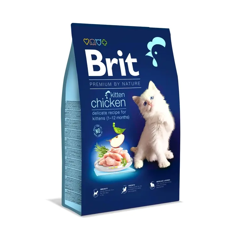 Brit Premium By Nature Gato Filhote Frango 8 kg
