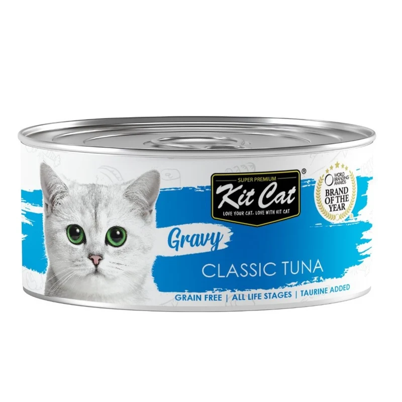 Kit Cat Lata Gravy - Atún Classic 70g