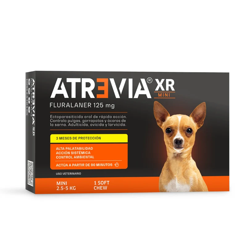 Atrevia XR Antipulgas y Antigarrapatas para Perros x 1 Tableta