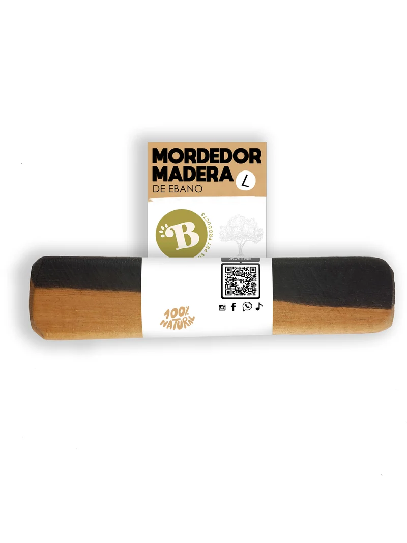 Bimordiscos Palo De Ébano Para Perros. M
