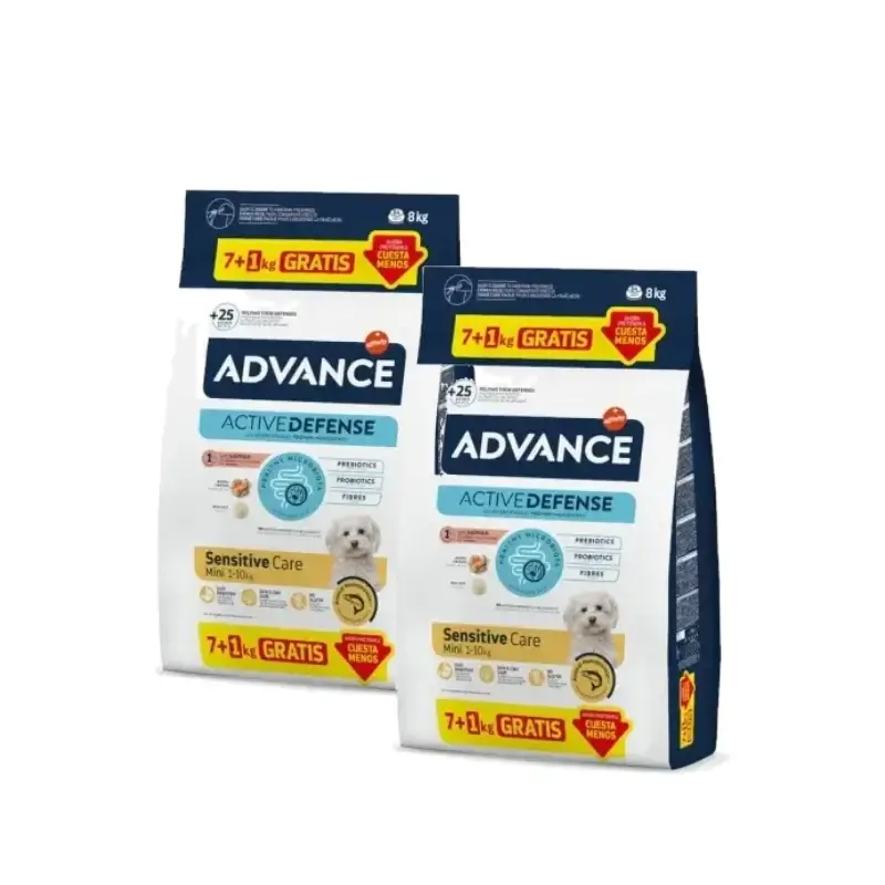 Advance Cães Mini Salmon Pack 2 x 8 kg