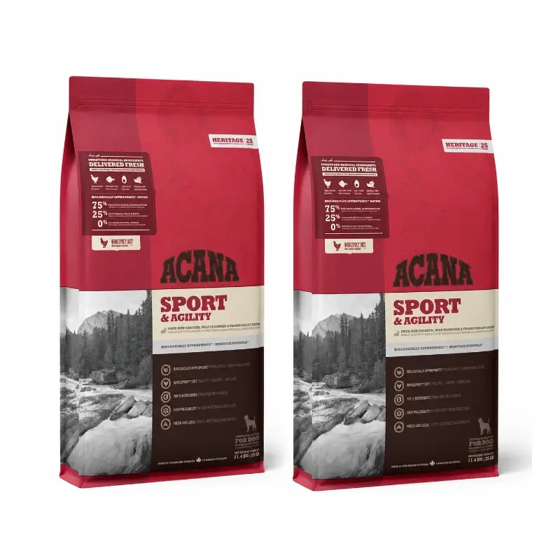 Acana Canine Adult Heritage Sport Agility 17Kg pienso para perros pack 2