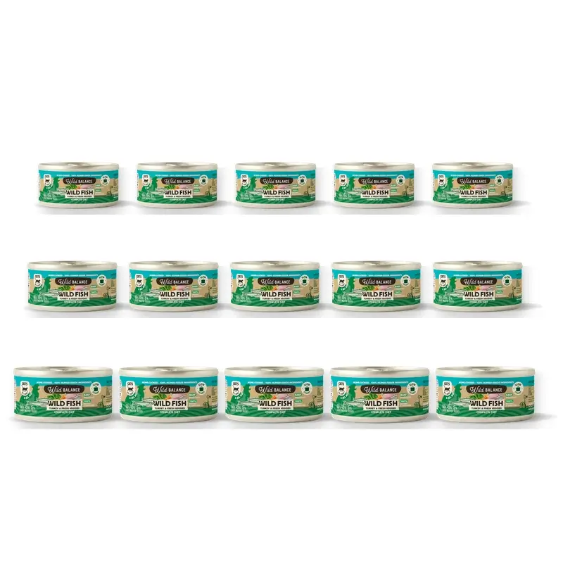 Wild Balance Philosophy Fish Barf Para Gatos, 120 g, Embalagem de 6