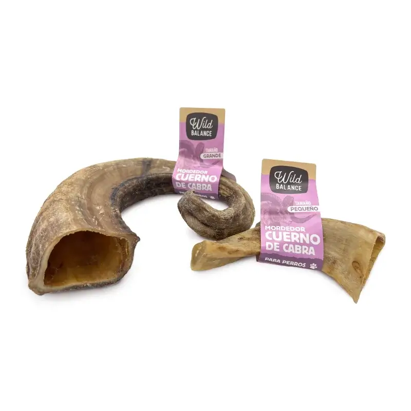 Wild Balance Cuerno de Cabra Pequeño Mordedor Natural para Perros