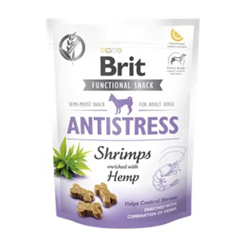 Brit Care Snacks Anti-stress para Cães, Gam, 10x150 gramas