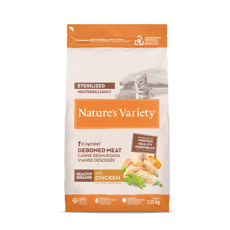 Nature'S Variety Pienso Para Gatos, Con Pollo, Natural, 1,25 kg