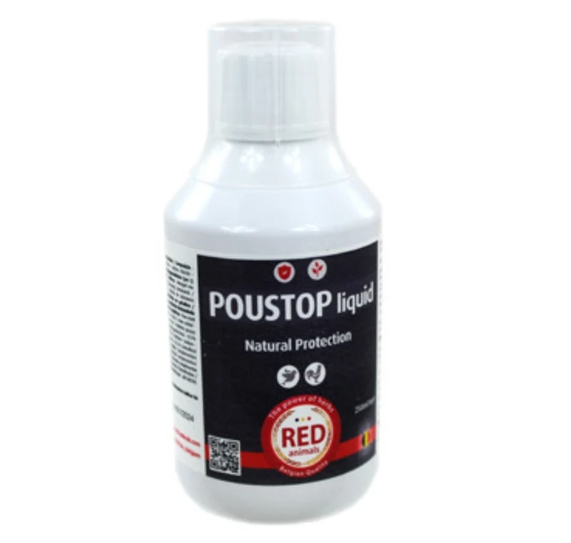 Poustop Líquido 250ml (Antiácaros Rojos) - Animales Rojos