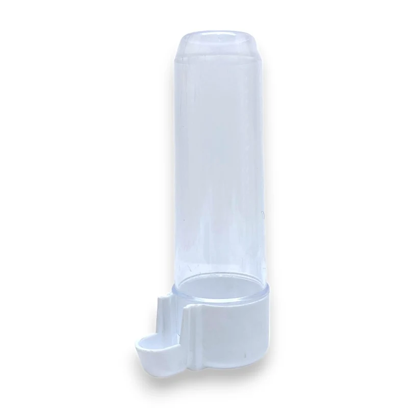 Fuente de agua potable de 100 ml (Championfontein n.º 3) Blanca - Transparente