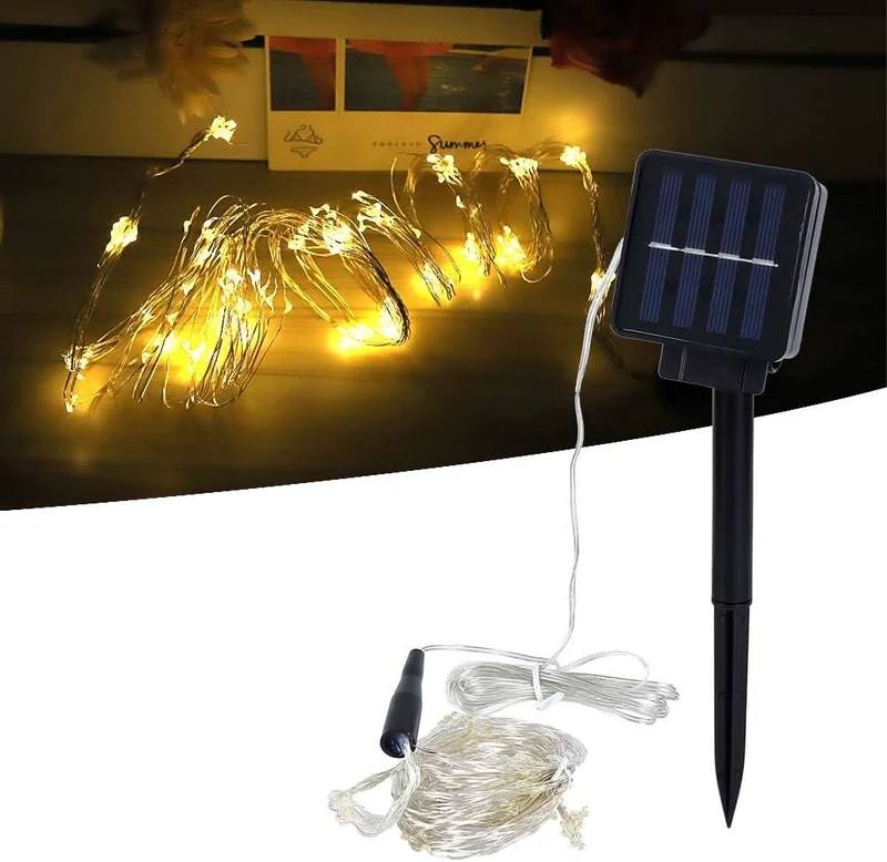 Guia de 100 Luces Firefly de Navidad 12m Led Calidas