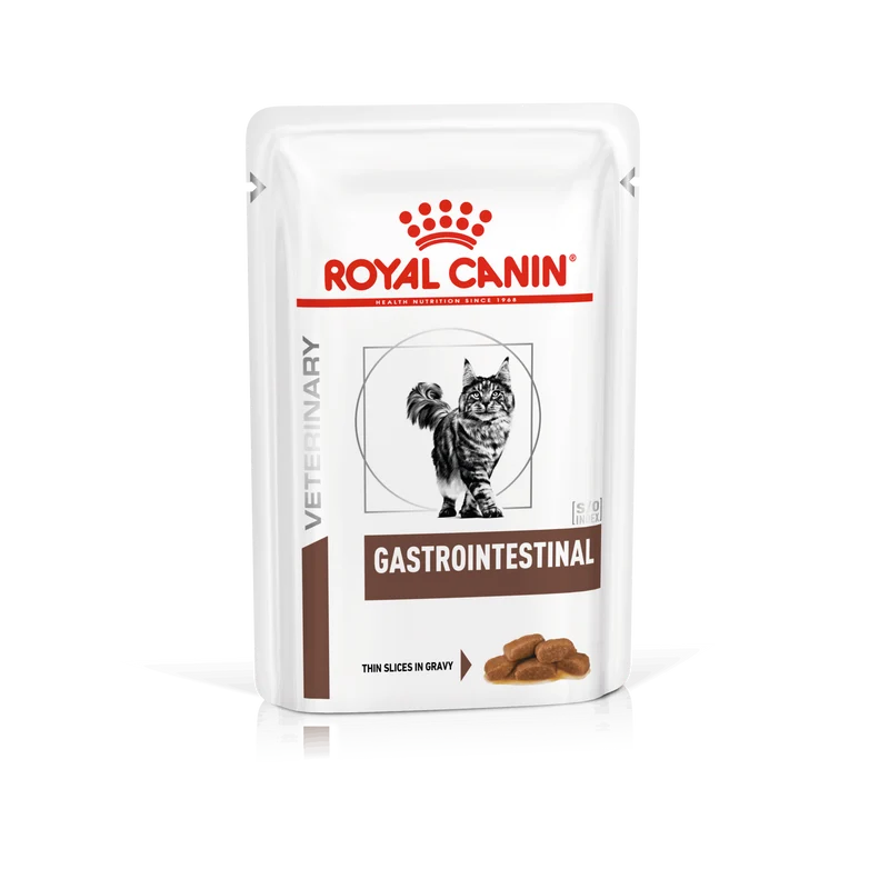 Royal Canin Veterinary Gastro Intestinal Cat 85 Gr (Sobre Finas Láminas En Salsa)