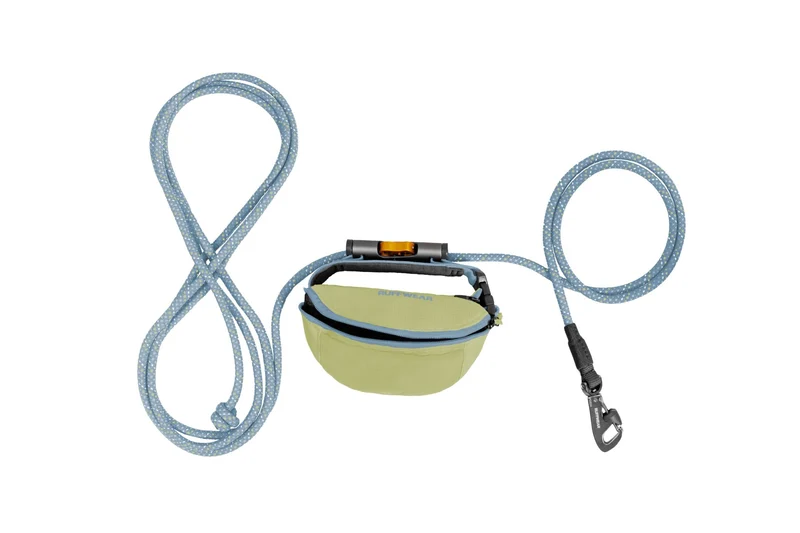 Hitch Hiker® Correa Larga Ajustable en Verde Fosfo (Sunny Lime) con Sistema de Bloqueo y Manos Libres - Ruffwear