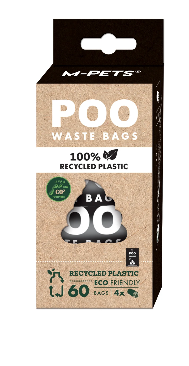 Bolsas Ecológicas para Desechos POO 100% Reciclado – Sin Aroma | M-PETS