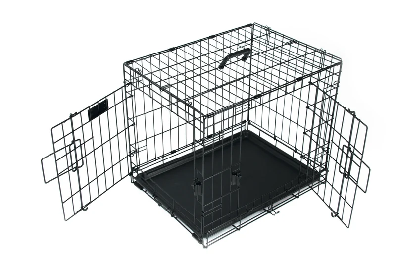 Jaula Plegable de Entrenamiento de Alambre VOYAGER con Cerradura SECURO para Perro | M-PETS