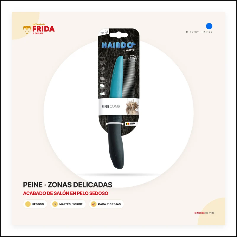 Peine Fino (Fine Comb) HAIRDO para Perros | M‑PETS®