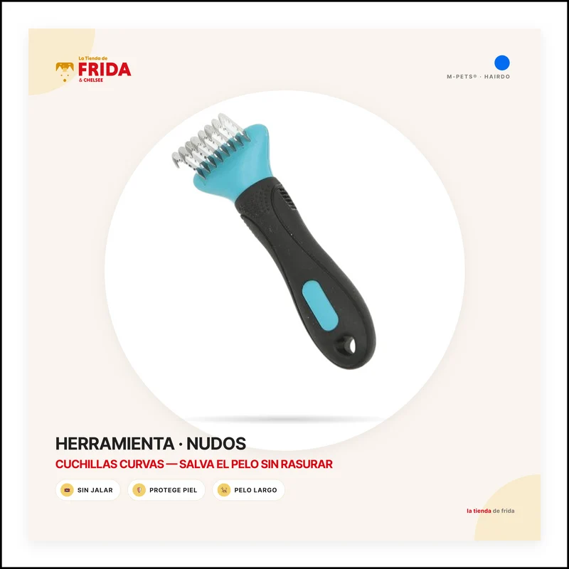 Herramienta Desanudadora (Dematting Tool) HAIRDO para Perros | M‑PETS®