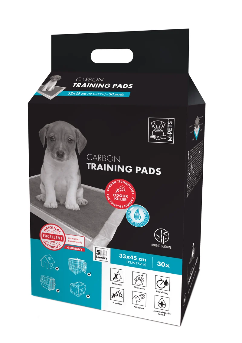 Tapetes Entrenadores con Carbón Activado – 5 Capas Extra Gruesas Anti-Olores | M‑PETS®
