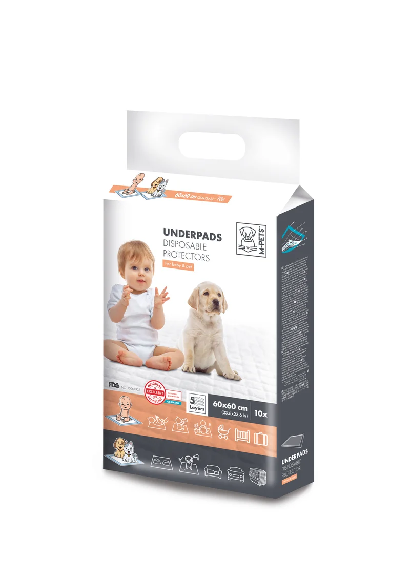 Tapete Protector Desechable Multiusos – Ideal para Veterinarios, Viajes y Protección de Superficies | M‑PETS®