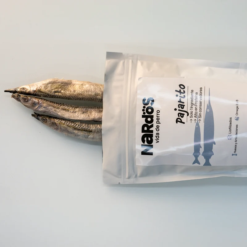 Pez-Pajarito Liofilizado — Calcio Biodisponible y Huesos Fuertes | Método Nardos™