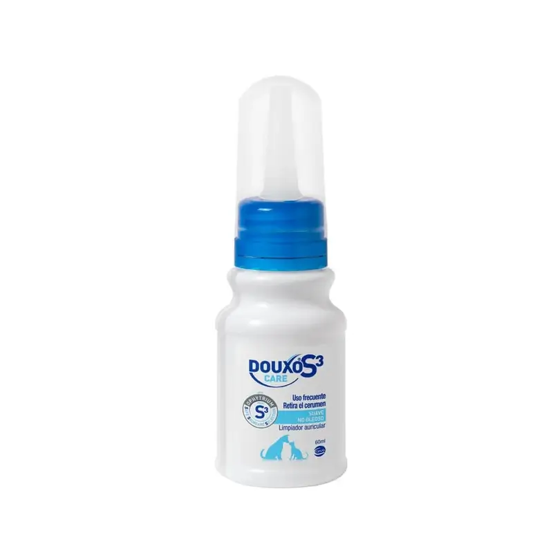 Douxo S3 Care Loção suavizante auricular, 60 ml