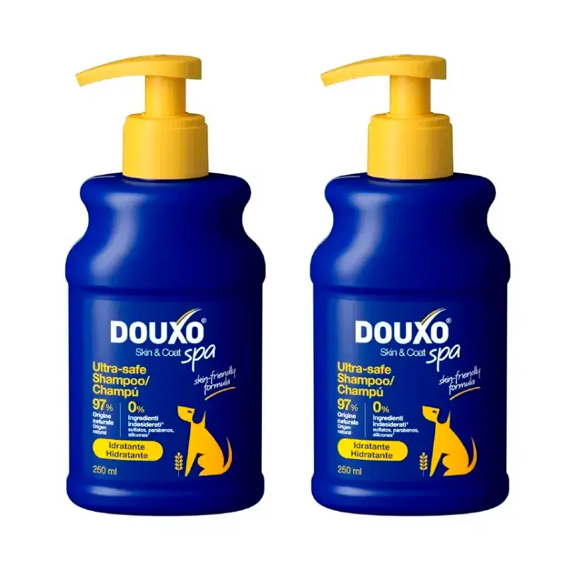 Douxo Skin & Coat Spa Champú De Avena Para Perros, Pack 2 x 250 ml