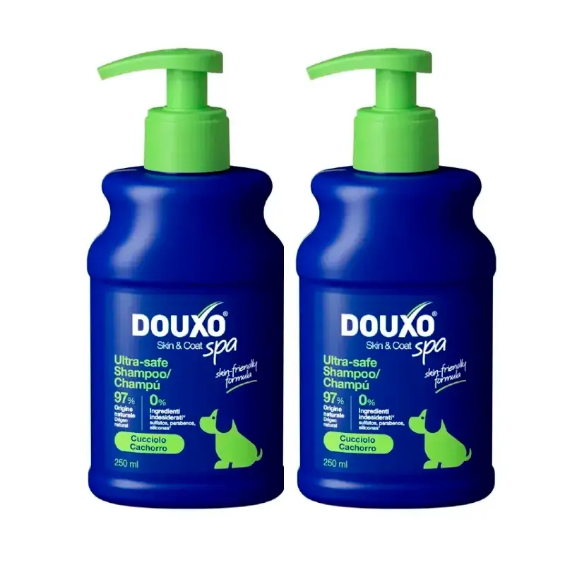 Douxo Skin & Coat Spa Champú Para Cachorros, Pack 2 x 250 ml
