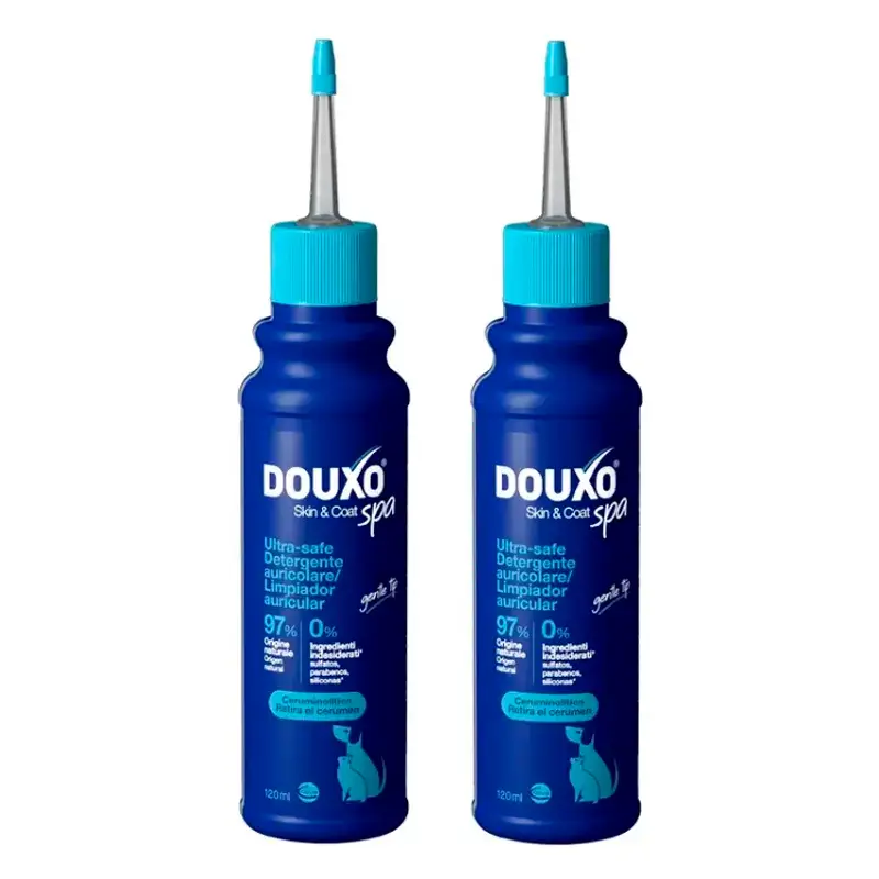 Douxo Skin & Coat Spa Limpiador Auricular, Pack 2 x 120 ml