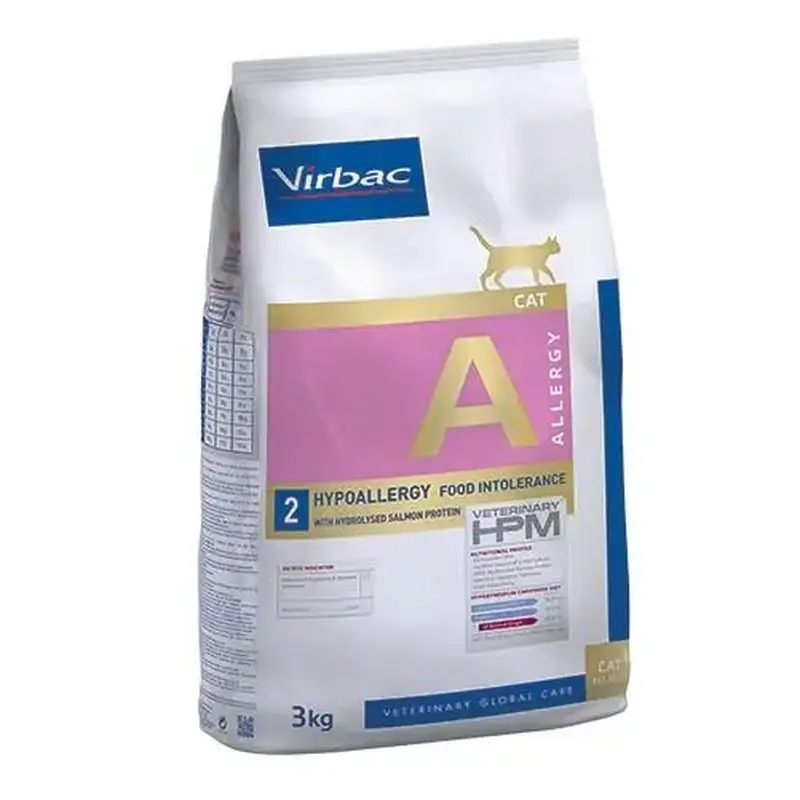 Virbac Hpm Feline A2 Alergia Hipoalergénico 3Kg