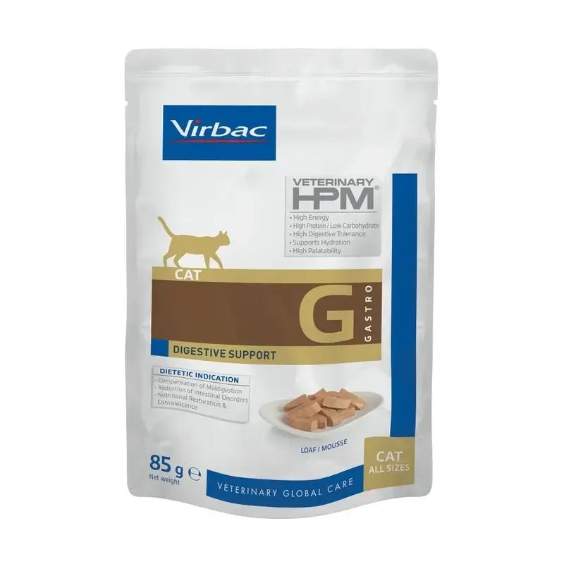 Virbac Hpm Feeline Apoio Digestivo Húmido 12X85Gr