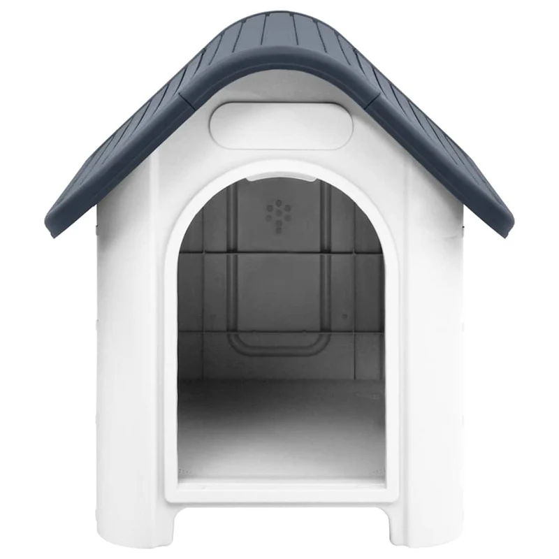 Casa Para Perro Gris 59x75x66 Cm Polipropileno