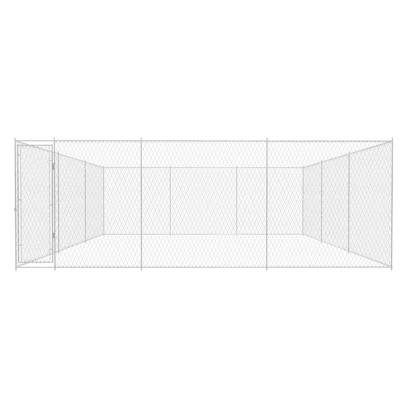 Perrera De Exterior De Acero Galvanizado 570x570x185 Cm