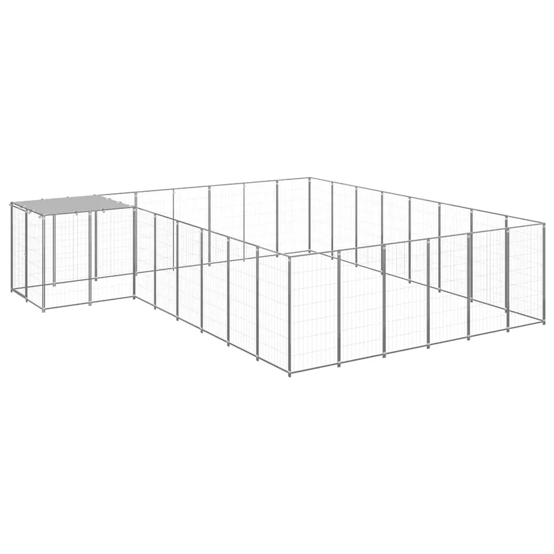 Perrera Plateada 15,73 M² Acero