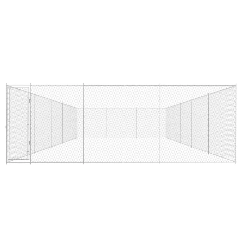 Perrera De Exterior De Acero Galvanizado 950x570x185 Cm