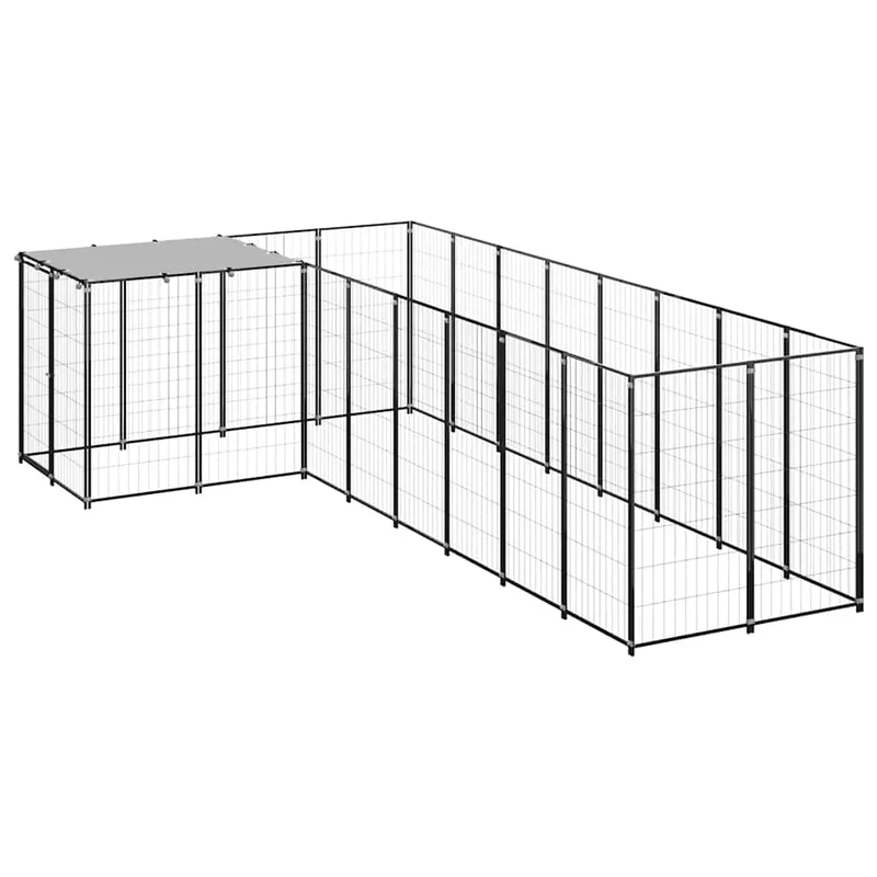 Perrera Negra 6,05 M² Acero