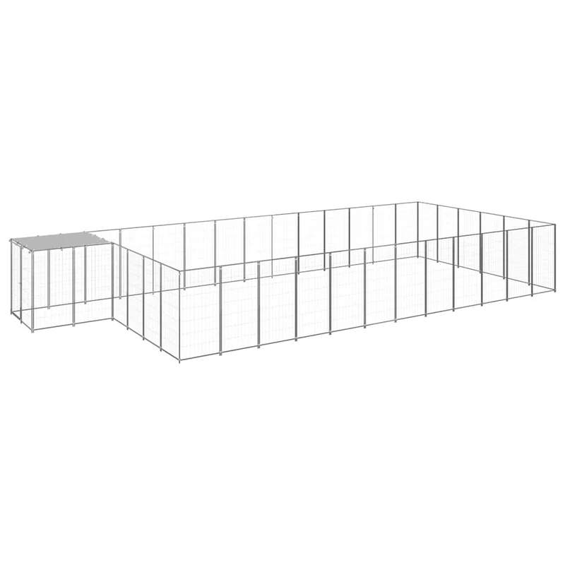 Perrera Plateada 22,99 M² Acero