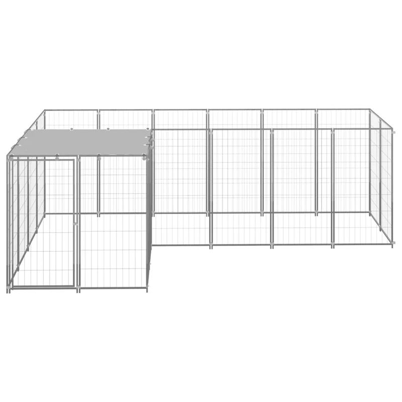 Perrera Plateada 4,84 M² Acero