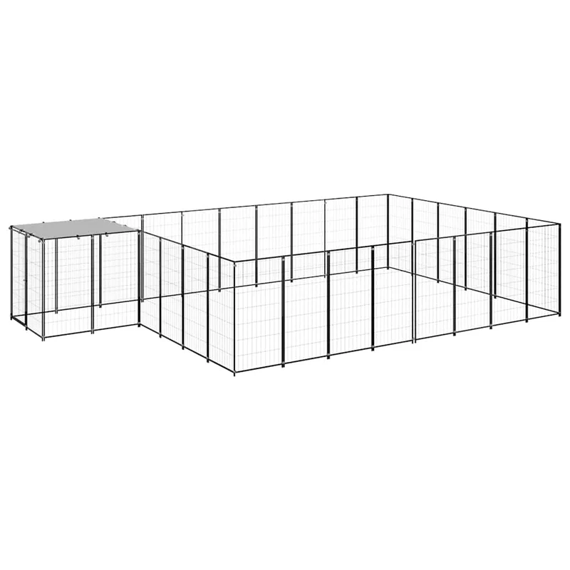 Perrera Negra 15,73 M² Acero
