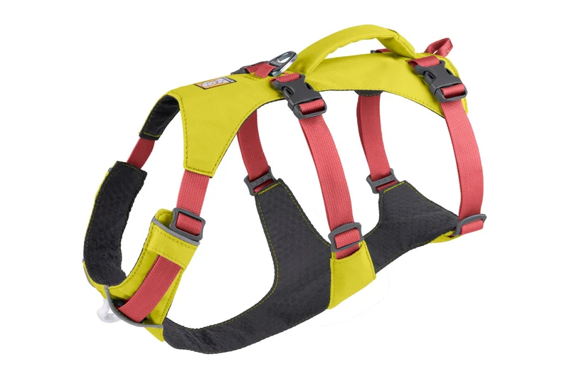 Flagline Harness® Pechera Multiusos en Amarillo Fosfo (Lichen Green) de Ruffwear