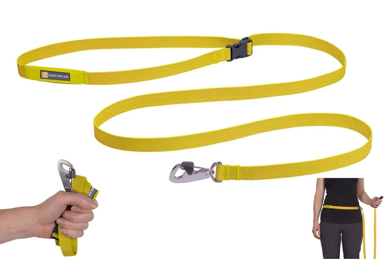 Flagline® Correa Multi-usos en Amarillo Fosfo (Lichen Green) de Ruffwear