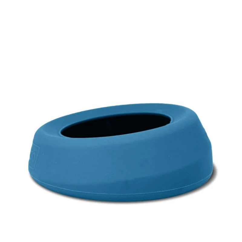 Plato Azul de Viaje Anti Salpicaduras para Perros - Splash Free Wander de Kurgo