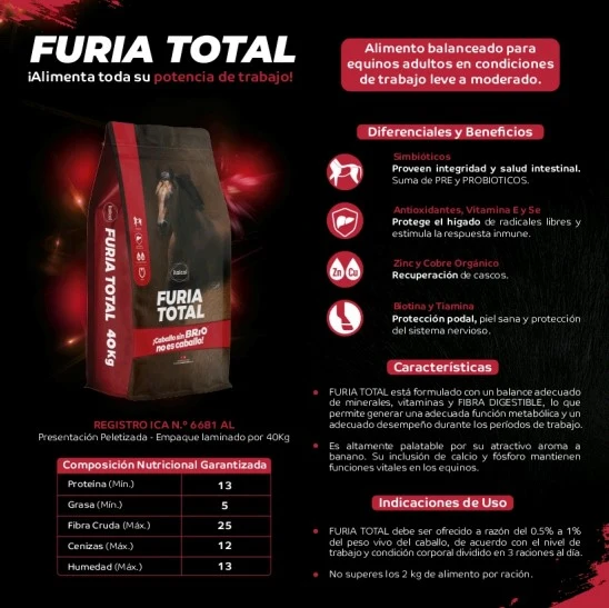Furia Total x 40 kg